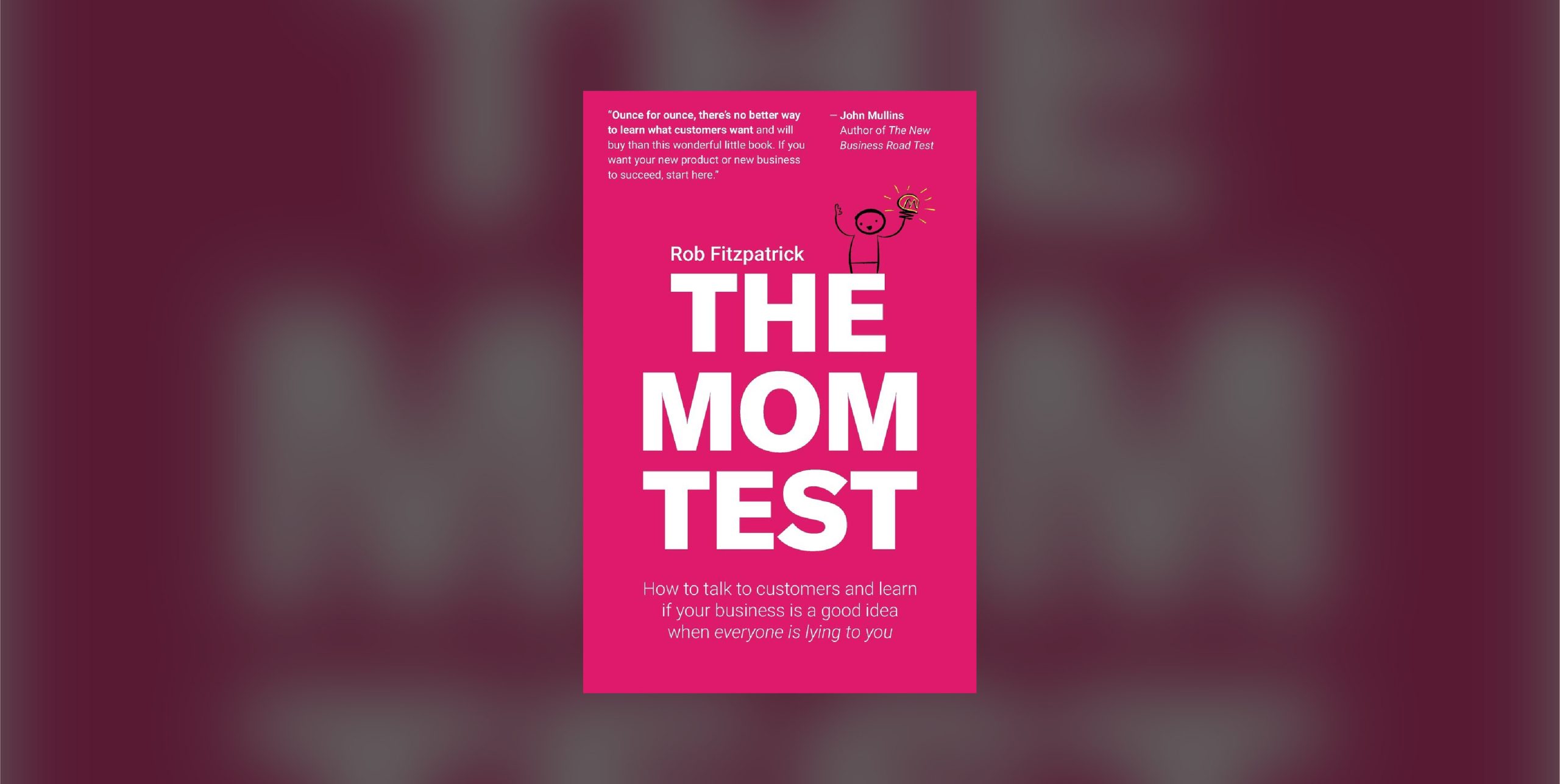 The Mom Test book cover