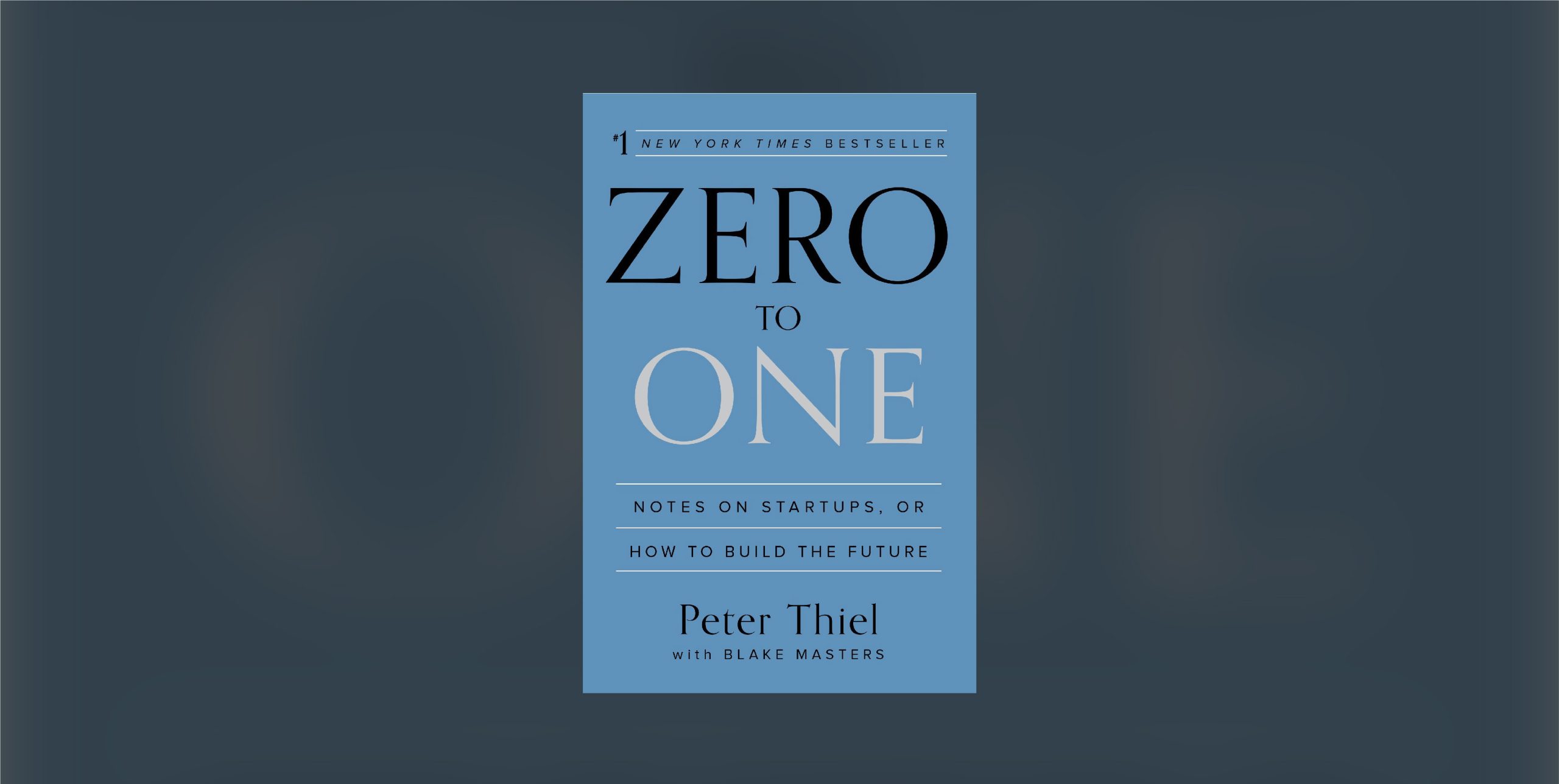 Zero to One book cover