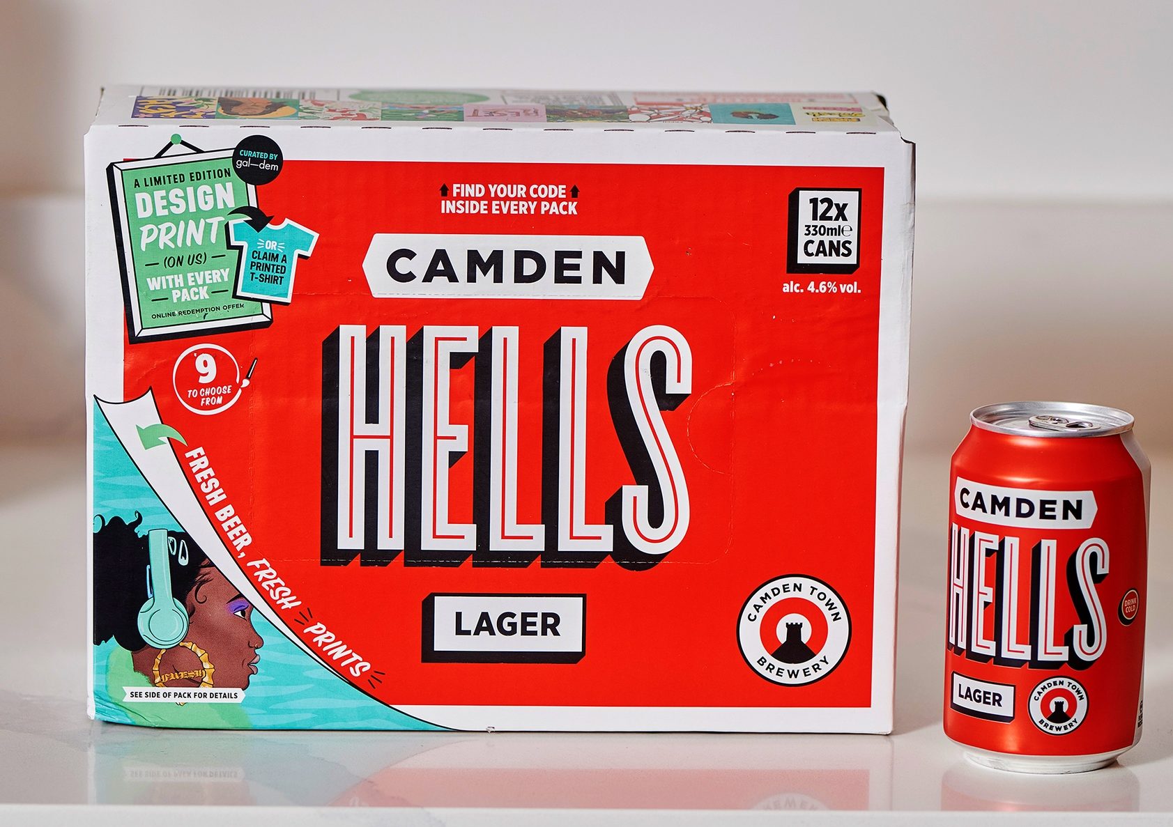 Camden Hells packaging 