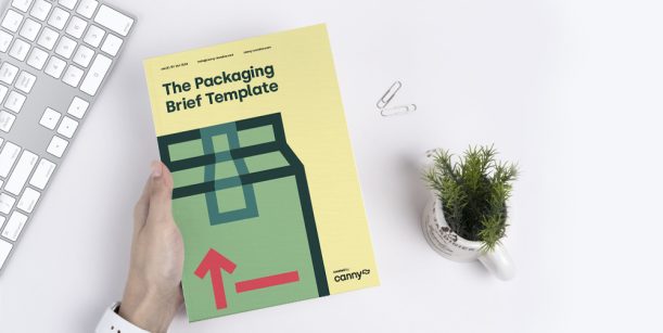 Canny packaging design brief template