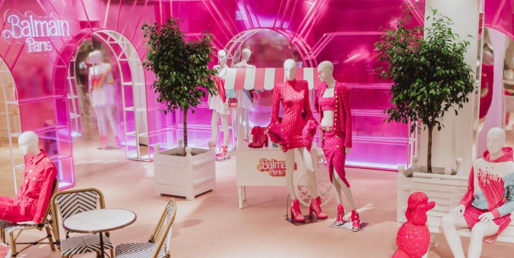 Balmain x Barbie clothing imagery