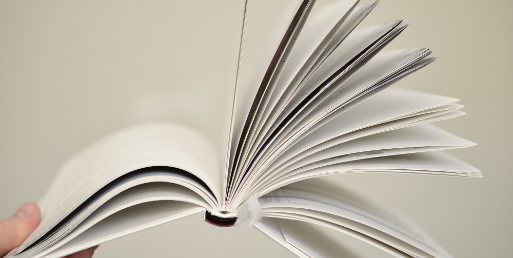 pages of a book fanned out 