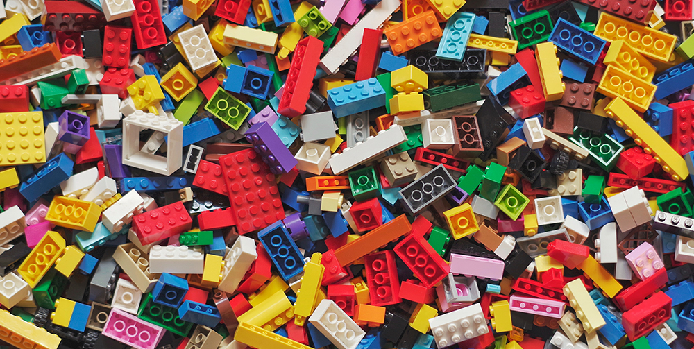 Photograph of Lego bricks