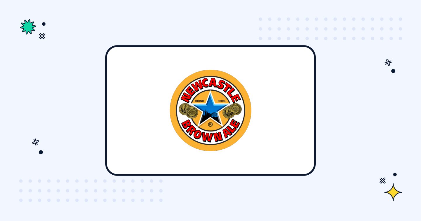 The Newcastle Brown Ale logo.