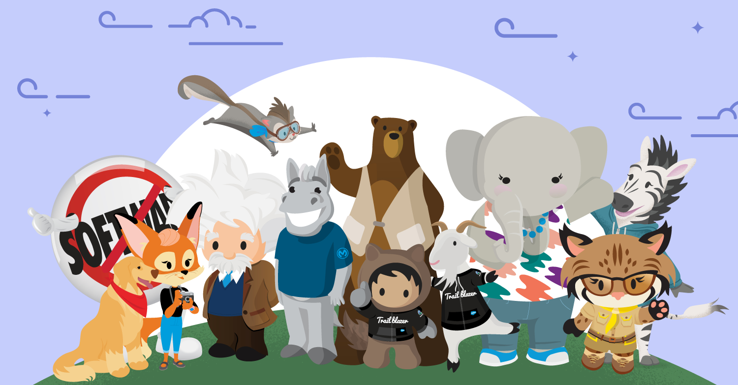 The Trailhead Characters mascot
