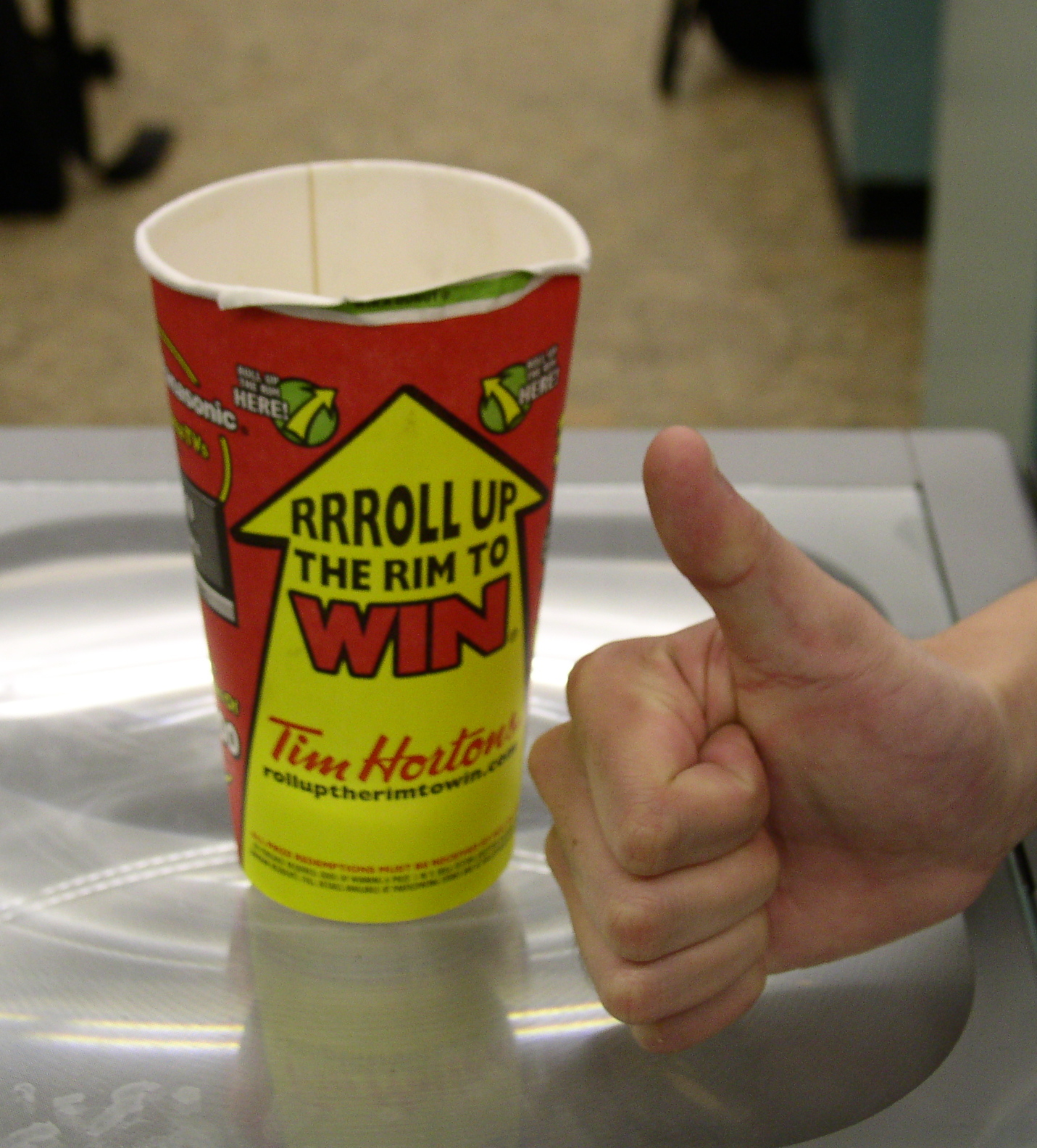 Roll Up the Rim to Win